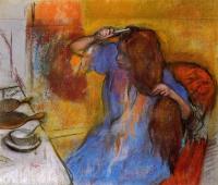 Degas, Edgar - Woman Brushing Her Hair